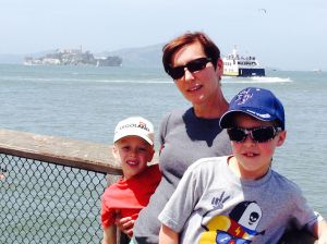 My beautiful family and the prison I escaped from in 1962 when I was 3 years old.