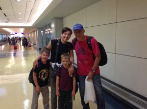 Sleepy but happy, we arrived in Taipei