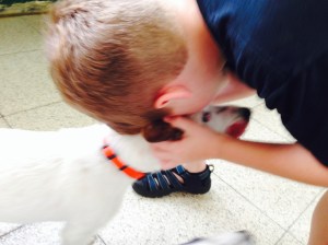 Griff reconnects with his "best friend ever".