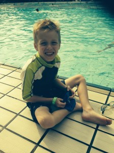 Chillin' Bo goes with the flow.