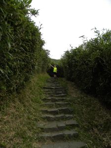 Our ambitious 9 year old son begins the climb full of desire to reach his goal.